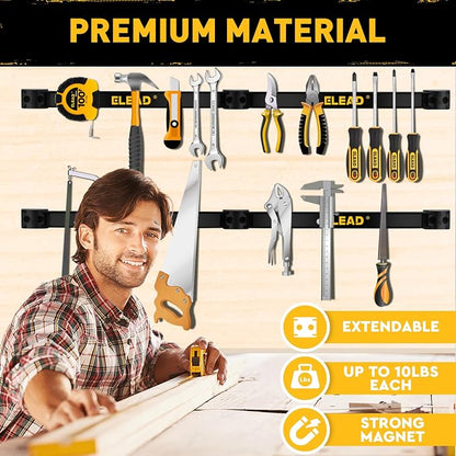 ELEAD 9-Piece 12" Magnetic Tool Holder Storage Organizer - Image 5