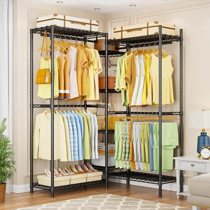 Ulif E4 Clothes Rack, Heavy-Duty Garment Rack, Metal Freestanding Clothing - Image 4