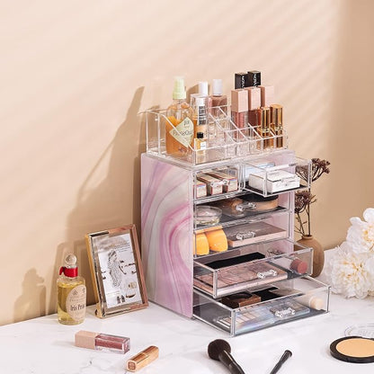 Sorbus Clear Cosmetic Makeup Organizer - Image 5