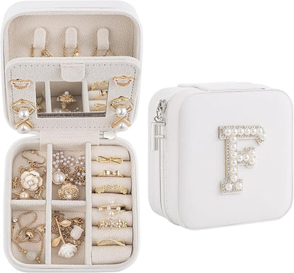 Birthday Gifts For Women, Initial Jewelry Box, Travel Jewelry Case, Gifts for by Unknown