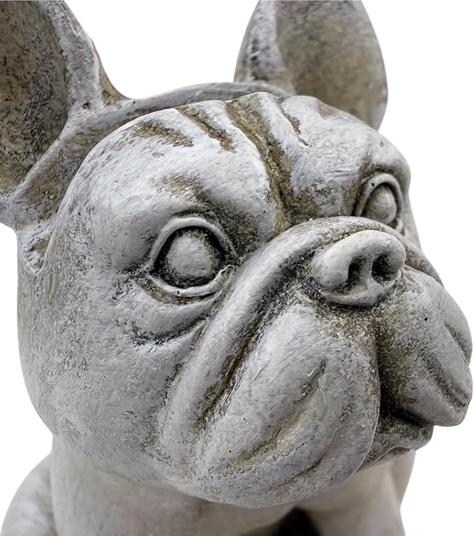 Top Brass Cute French Bulldog Eyeglass Holder – Whimsical Reading Glasses Stand - Image 4