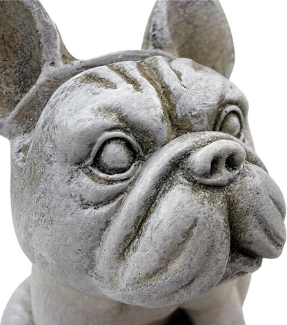 Top Brass Cute French Bulldog Eyeglass Holder – Whimsical Reading Glasses Stand - Image 4