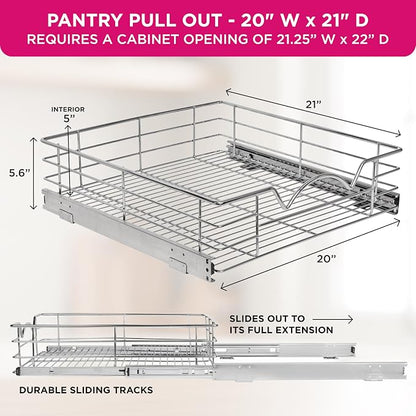 HOLDN’ STORAGE Heavy-Duty Premium Collection Pull Out Cabinet Organizer - Image 3