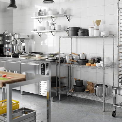18" Deep x 42" Wide x 54" Height Wire Shelving Kit | 3-Tier | NSF Commercial - Image 5