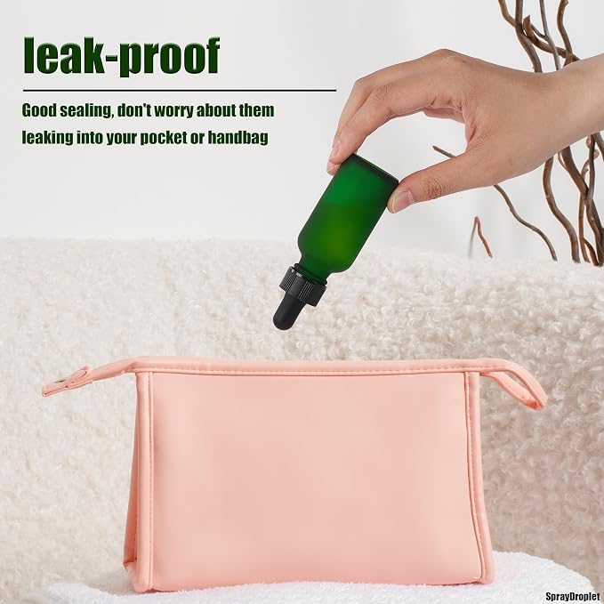 48 Pcs, 2oz Glass Dropper Bottle, Leakproof Tincture Bottles - Image 5