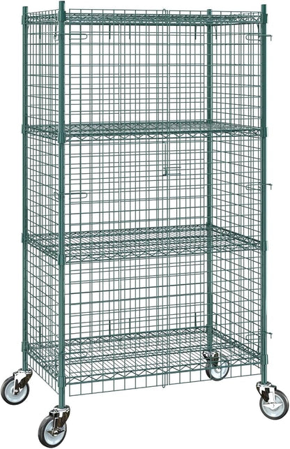 24"x36"x70" Metal Wire Green Security Heavy Duty Commercial NSF Certified - Image 3
