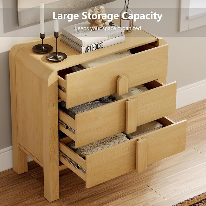WAMPAT 6 Drawer Dresser for Bedroom, 2 in 1 63" Wide Mid Century Modern Wide - Image 6