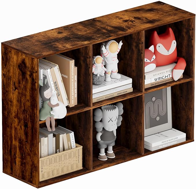 Book Shelf, Wooden Cube Storage Organizer by Unknown