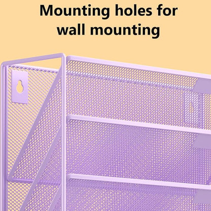 Kuntine.B Wall File Organizer Office Hanging Magazine Holder Wall File Organizer - Image 4