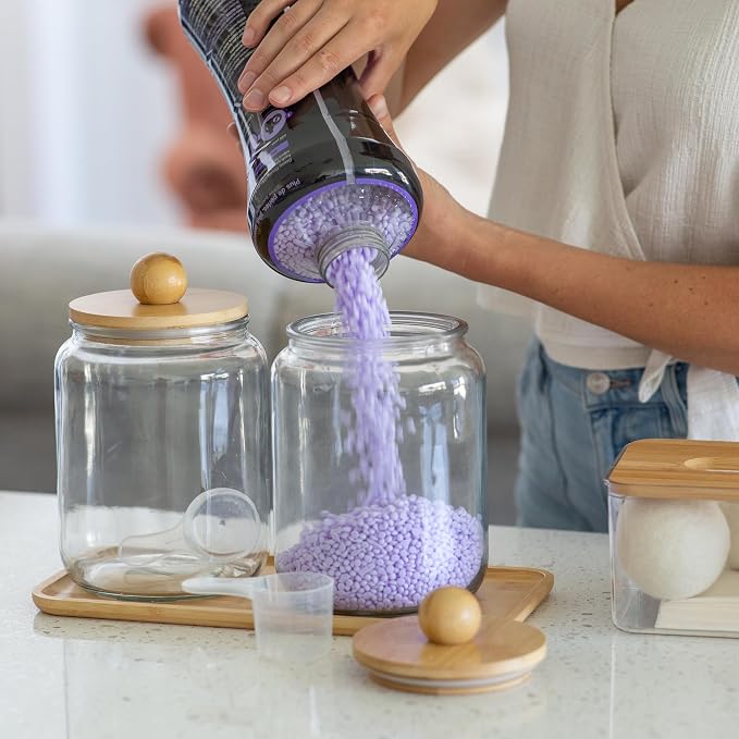 Glass Laundry Jars with Airtight Lids - Image 6