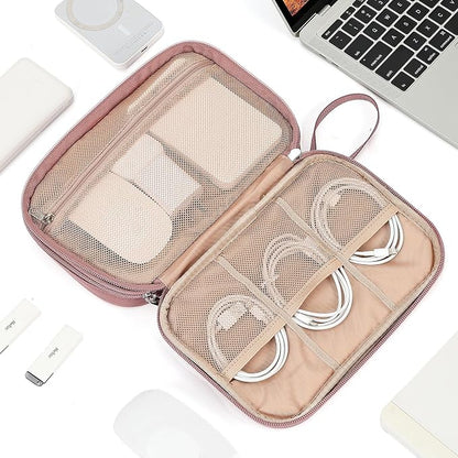 NISHEL Travel Cord Organizer Case, Double Layers Tech Electronic Bag, Essentials - Image 7