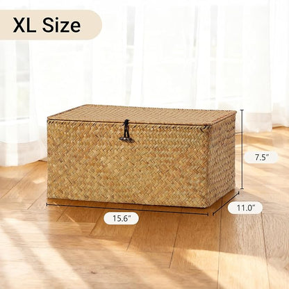 Nonam Seagrass Storage Large Basket - Image 3