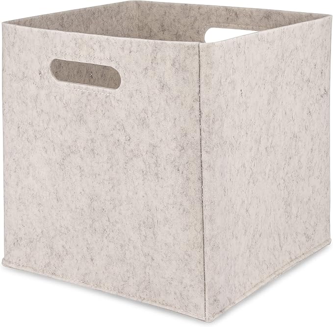 Parker Baby Co. Felt Foldable Storage Cube Bin by ParkerBabyCo