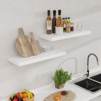 Black Floating Shelves 24 Inch Long 2 Pack - Image 5