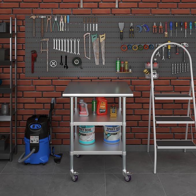 AmGood Stainless Steel Work Table - Image 8