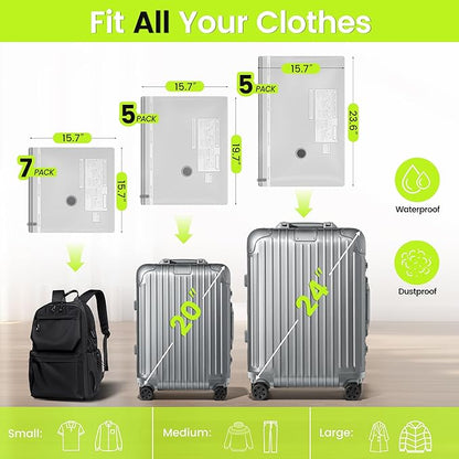 Travel Vacuum Bags with USB Pump-Portable Vacuum Packing Seal - Image 2