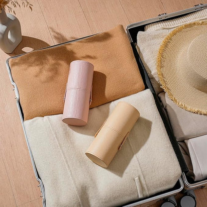 Portable Makeup Brush Holder, Waterproof PU Leather Travel Makeup Brush Case - Image 6