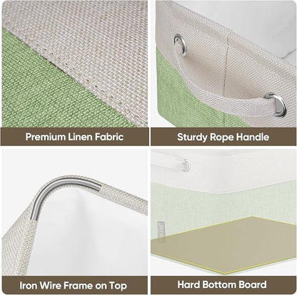 BALEINE 4 Pack Fabric Storage Bins - Image 4