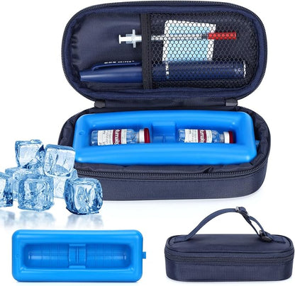 Insulin Vial Cooler Travel Case – Diabetic Travel Case TSA Approved, Medicine by Lengke