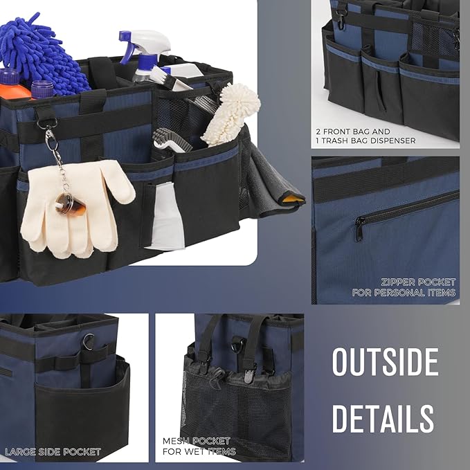 Wearable Cleaning Caddy, Cleaning Caddy Supplies Organizer - Image 3