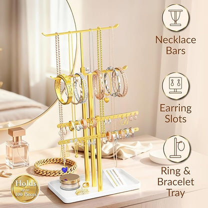 Jewelry Tower Stand Organizer for Women - Image 5