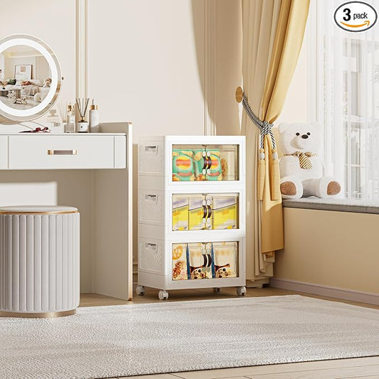 80 QT / 20 Gal Multi-Purpose Stackable Storage Cabinet: Double Magnetic Doors by Unknown