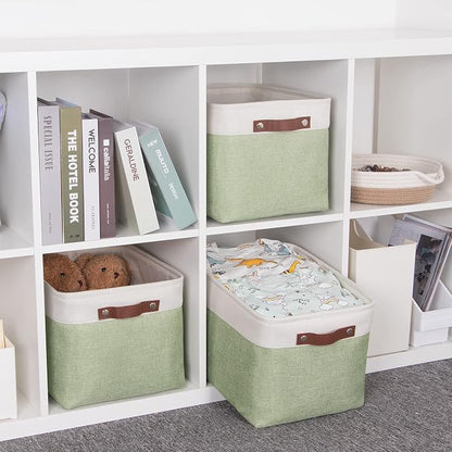 HNZIGE Storage Basket for Organizing Clothes Decorative Storage Bins for - Image 4
