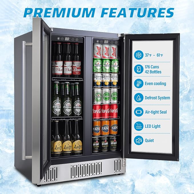Compact 176 Can/5.3Cu.Ft Mini Fridge - Image 4