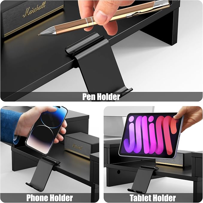 Simple Houseware Desk Dual Monitor Stand Riser - Image 4