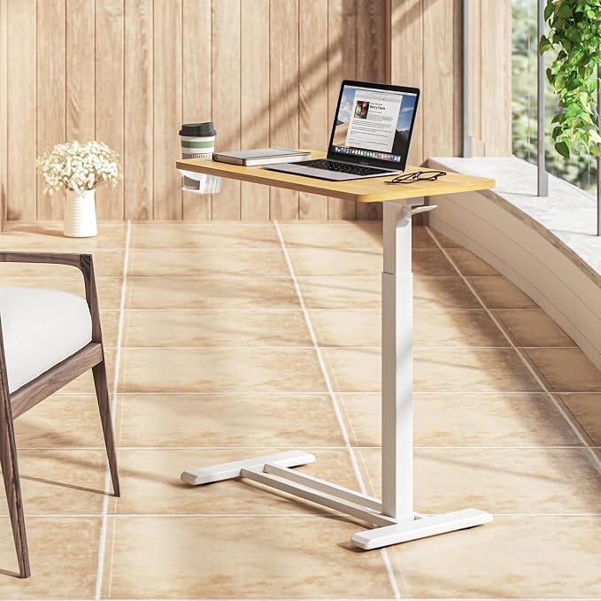 SANODESK Medical Adjustable Overbed Bedside Table - Image 5