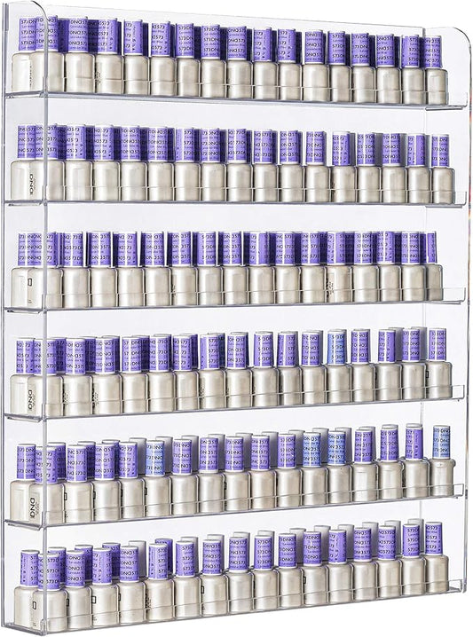 AMT 6 Tier Acrylic Nail Polish Racks by AMTSupply