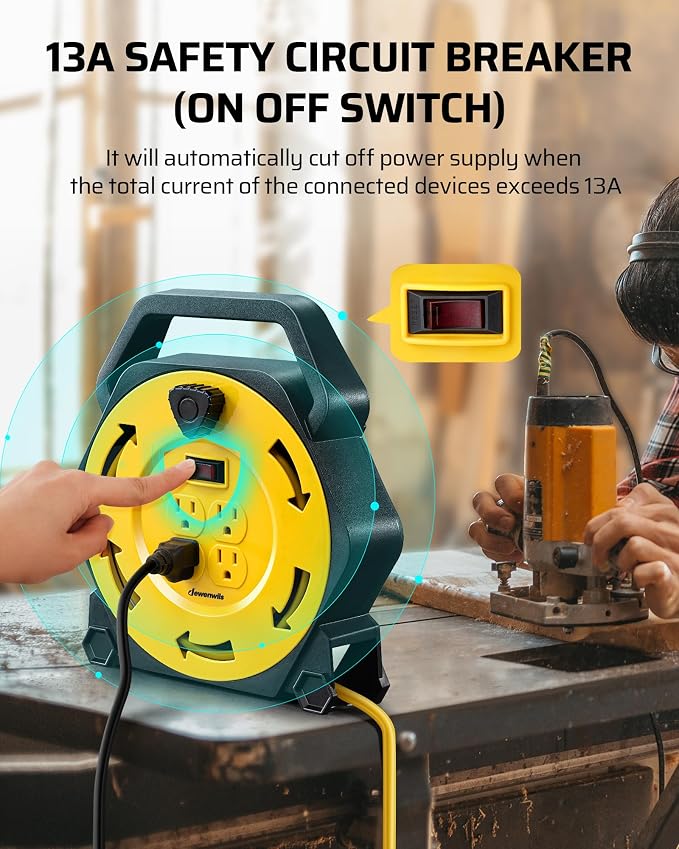 DEWENWILS Extension Cord Reel - Image 6