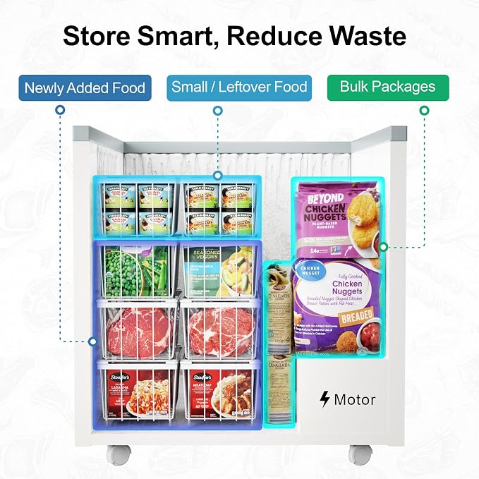 iSPECLE Chest Freezer Organizer Bins - Image 8