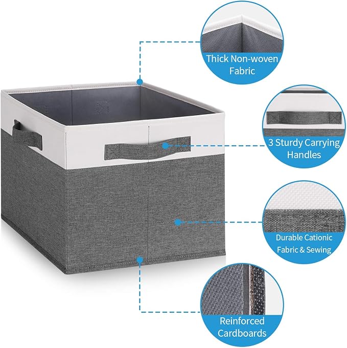 GhvyenntteS Large Closet Storage Bins - Image 4