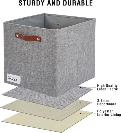 Collapsible Fabric Storage Cube Bins - Image 5