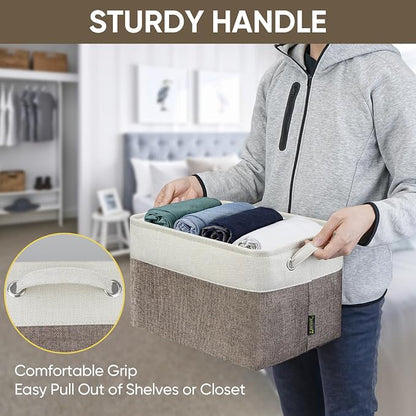 BALEINE 3 Pack Fabric Storage Bins - Image 8