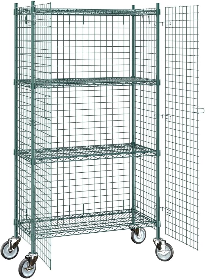 18"x36"x70" Metal Wire Green Security Heavy Duty Commercial NSF Certified - Image 4