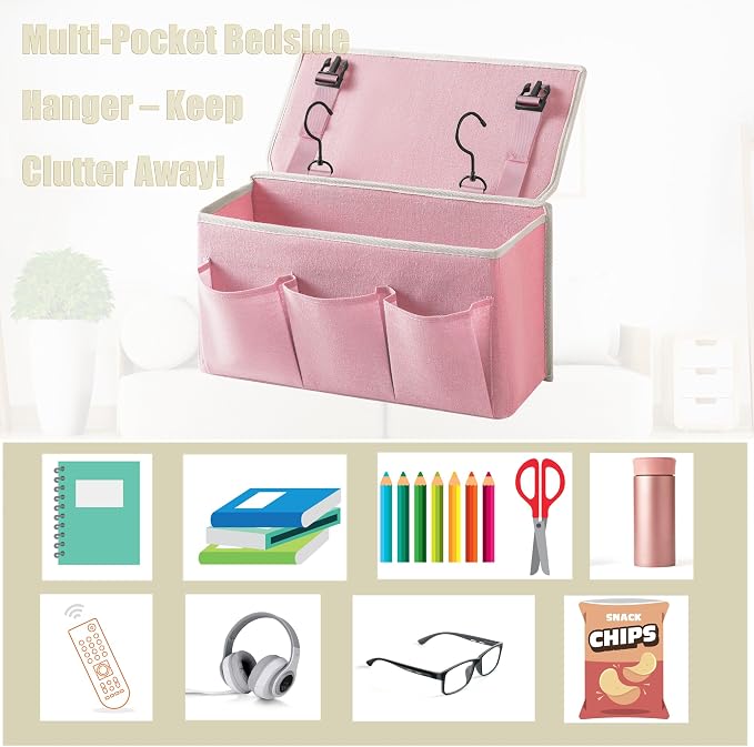Bedside Caddy/Bedside Storage Organizer Hanging Bag - Image 4