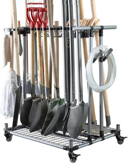 Heavy duty garden tool organizer garage storage holder storage large long by QTJH