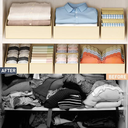 DIMJ Drawer Organizer Clothes - Image 4