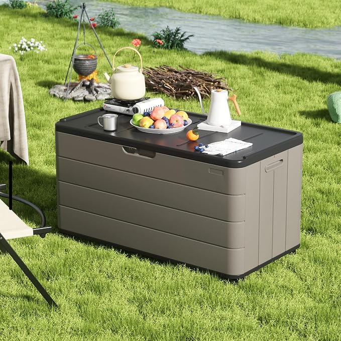 ZZM 110 Gallon Outdoor Deck Box - Image 3