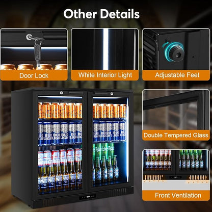Back Bar Cooler Undercounter Beverage Refrigerator - Image 7