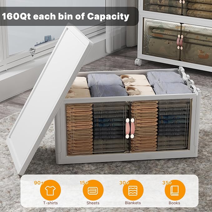 Extra Large Stackable Storage Bins - Image 7