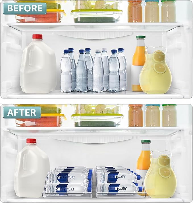 Sorbus 2-Pack Water Bottle & Can Organizer – Drink Holder - Image 3