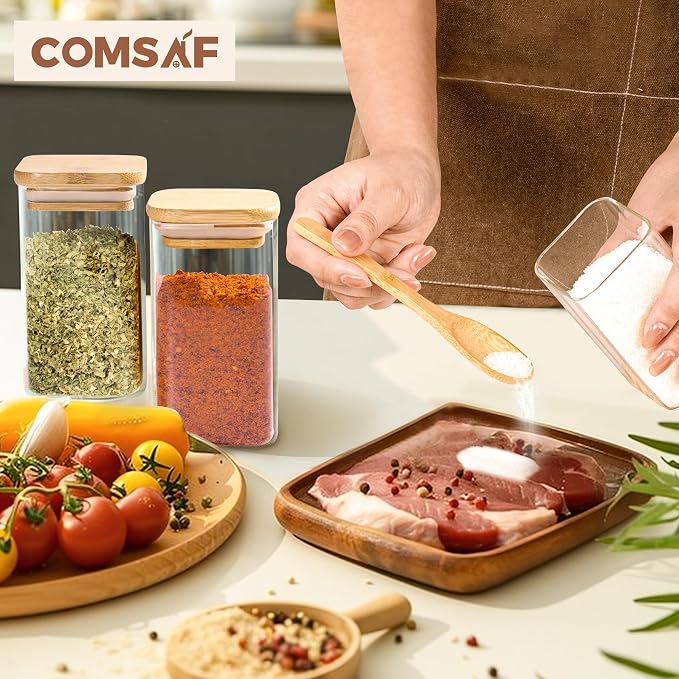 ComSaf 6Pcs 8oz Spice Jars - Image 6