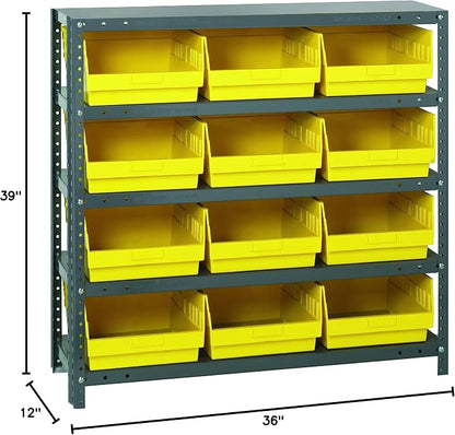 Quantum Storage Systems 1239-209YL Store More Steel Shelving Unit - Image 2