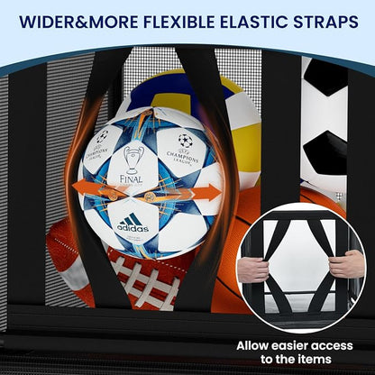 Ball Storage Cart, Sports Equipment Organizer - Image 3
