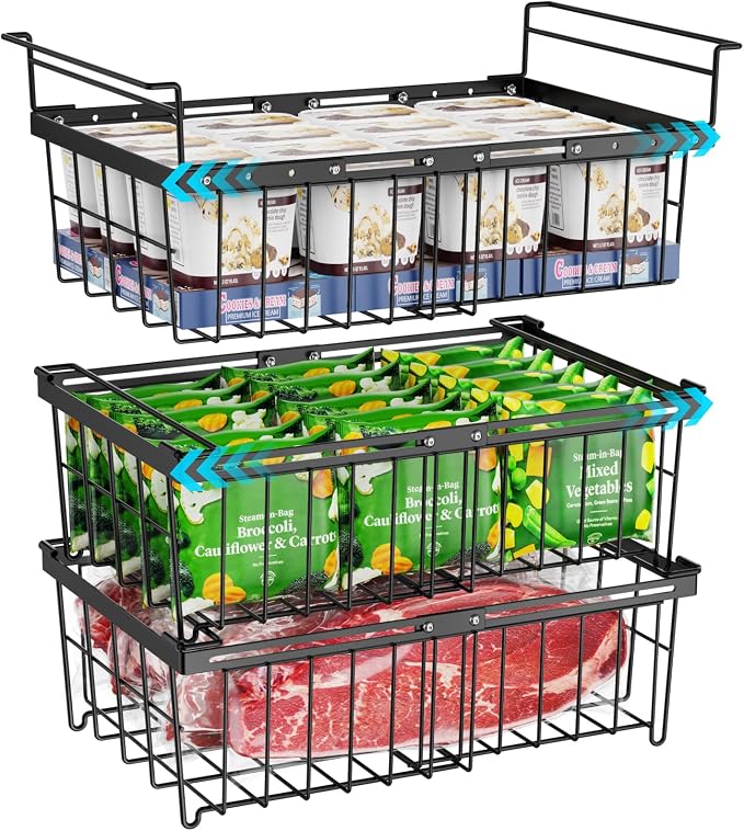 iSPECLE Deep Freezer Organizer Bins by iSPECLE