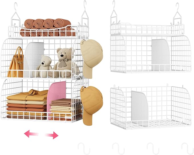 SWTYMIKI Hanging Closet Organizer Storage by SwtyMiki-TidyHomeSweetLife