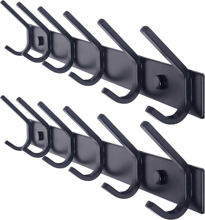 WEBI Coat Rack Wall Mounted, 17-1/8 Inch Coat Hooks by WEBI